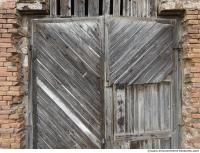 doors wooden double old 0013
